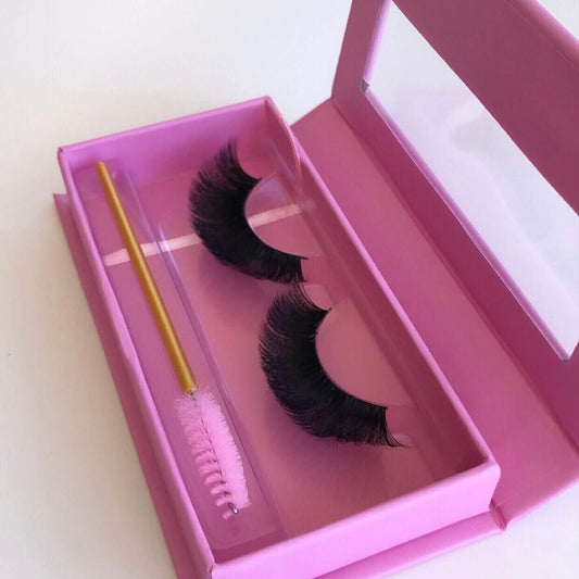 Pink Strip Lash Case