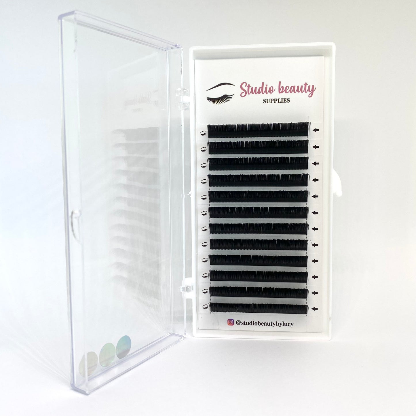 .15 Ellipse Classic Flat Lashes D Curl Single Trays
