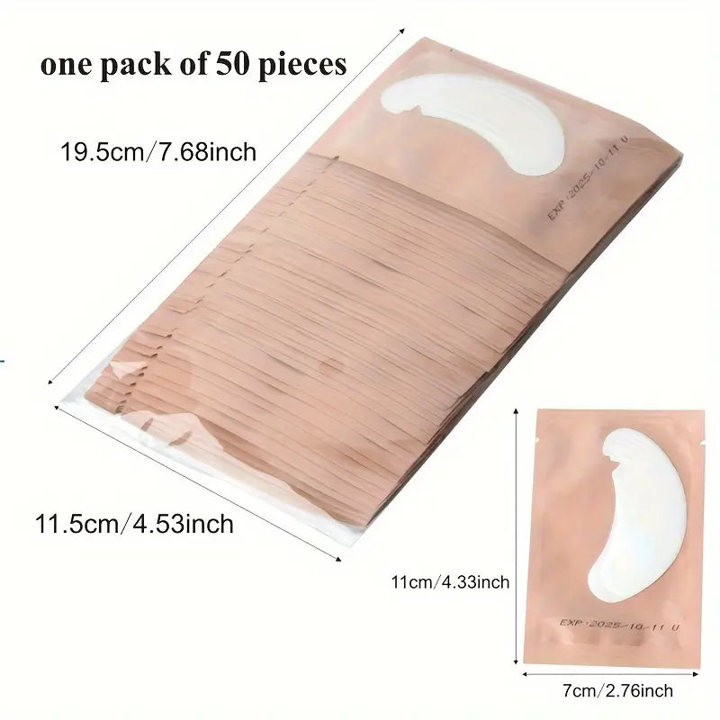 50 Pack Hydrogel Eye Pads